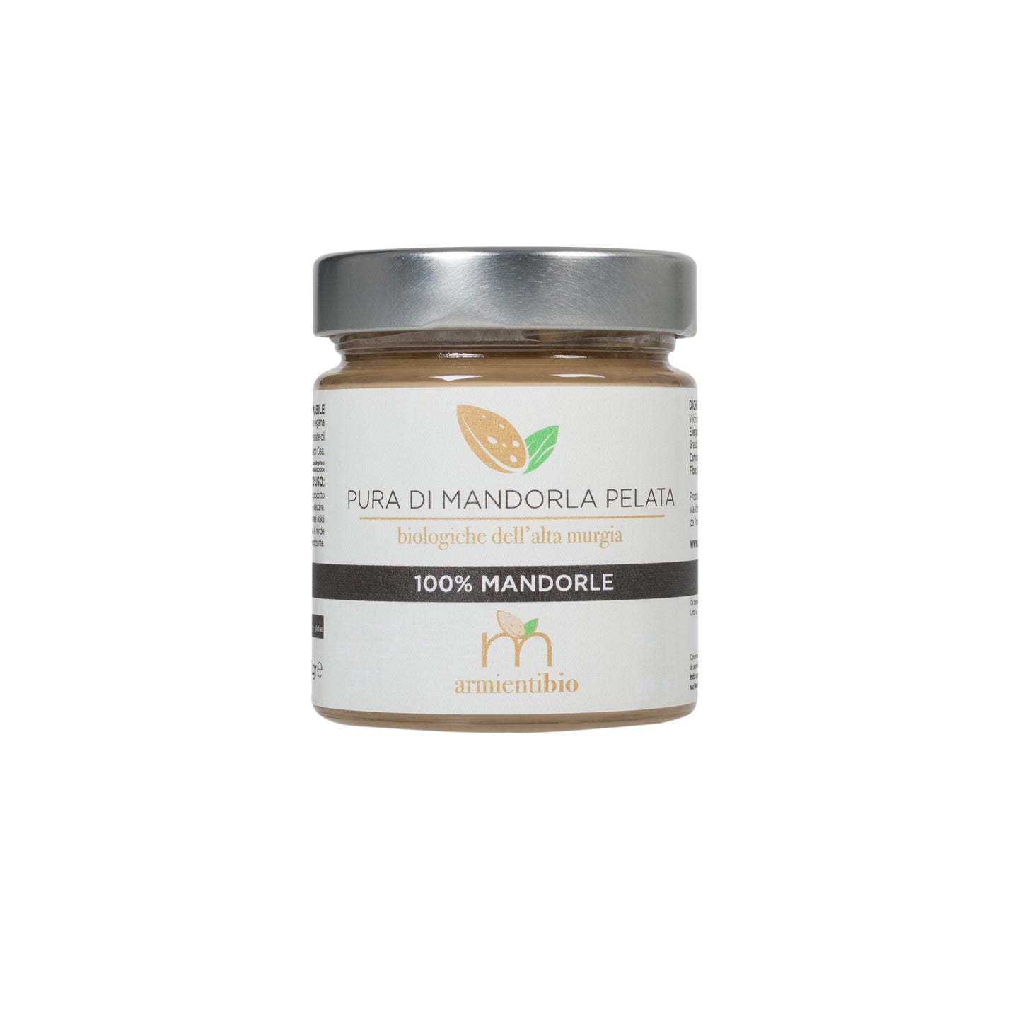 Crema spalmabile Pura di Mandorle Pelate 200gr